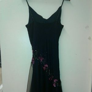 Xscape Black floral dress